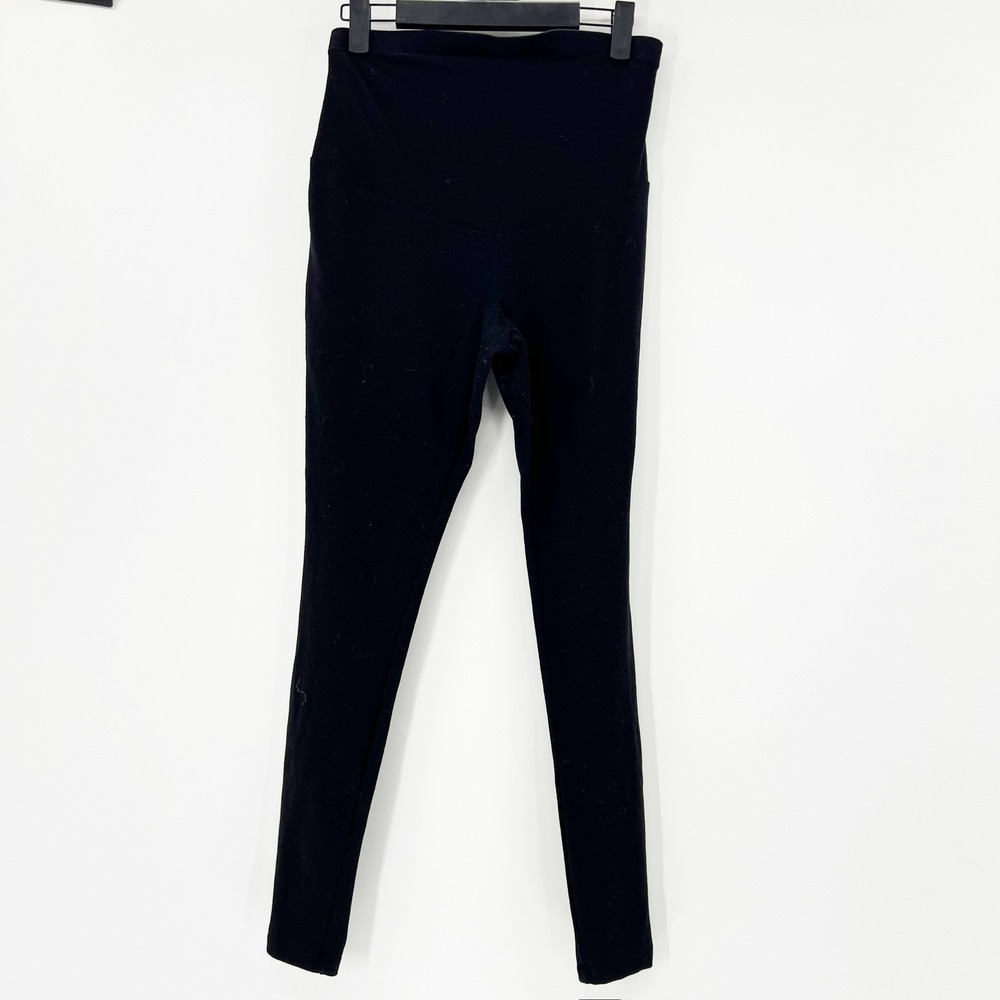 Old Navy Active Leggings Women S Black Good Maternity Go-Dry High Rise Stretch